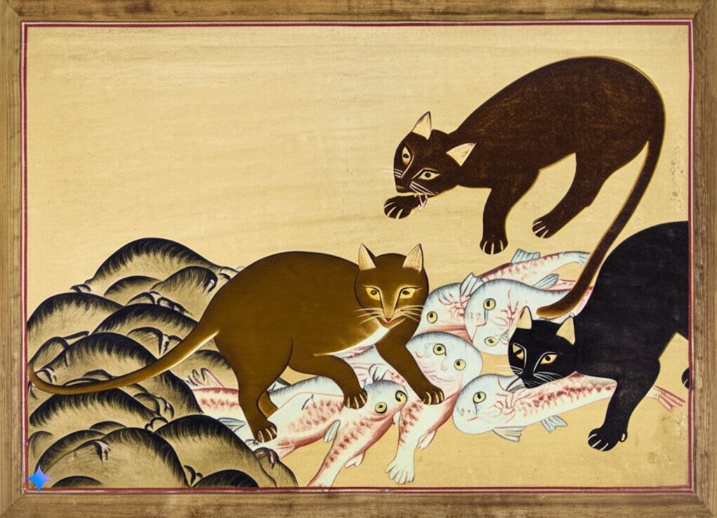 Cats and Fish in History